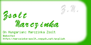 zsolt marczinka business card